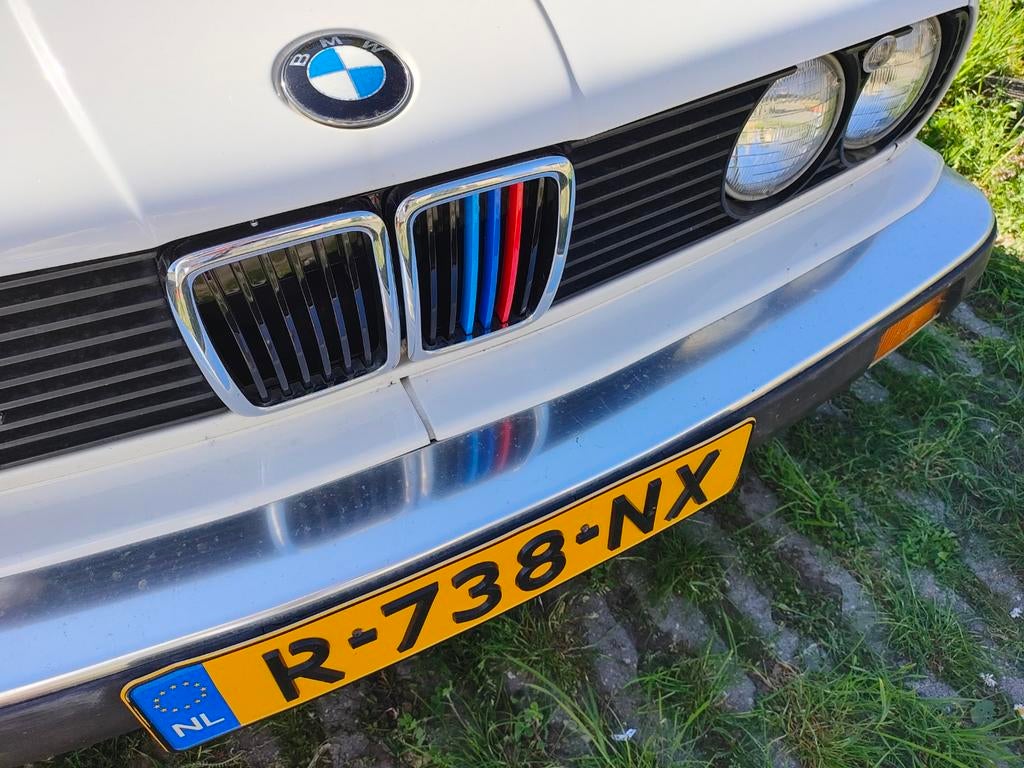 BMW 325i Cabrio 1987 Wit AIRCO LEDER BBS BELASTINGVRIJ, Auto's, Achterwielaandrijving, Zwart, Cabriolet, 4 stoelen
