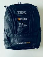 Zwarte rugzak met IBM, GBS, HTC en Lotusphere logo's, Ophalen, Zo goed als nieuw, 25 tot 40 cm, Overige merken
