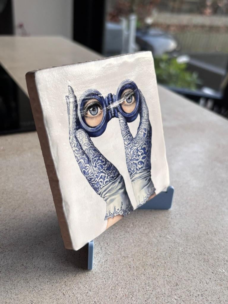 Tegel Look, Eigen ontwerp, Verzenden, Minikunstbieb, Norgeveste 16, Nieuwegein