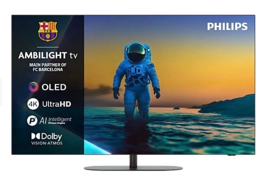 Philips 55 OLED 4K OLED Ambilight TV 55 inch, Ophalen, Philips, Zo goed als nieuw, 100 cm of meer
