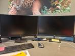 LG beeldscherm - 2x 27 inch, Kantelbaar, Full HD, Ophalen of Verzenden, 61 t/m 100 Hz