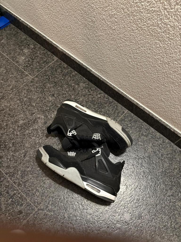 Jordans black 4 canvas maat 43, Ophalen of Verzenden