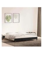 Nieuw bedframe, Ophalen, Zwart, 180 cm, Stof