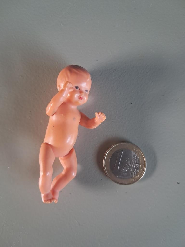 Celluloid baby poppenhuis popje, Antiek en Kunst, Ophalen of Verzenden