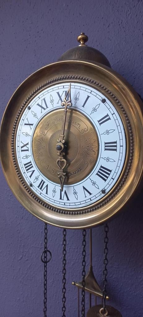 Antieke Franse klok - F. Boudouin A St Claude, Antiek en Kunst, Antiek | Klokken, Ophalen