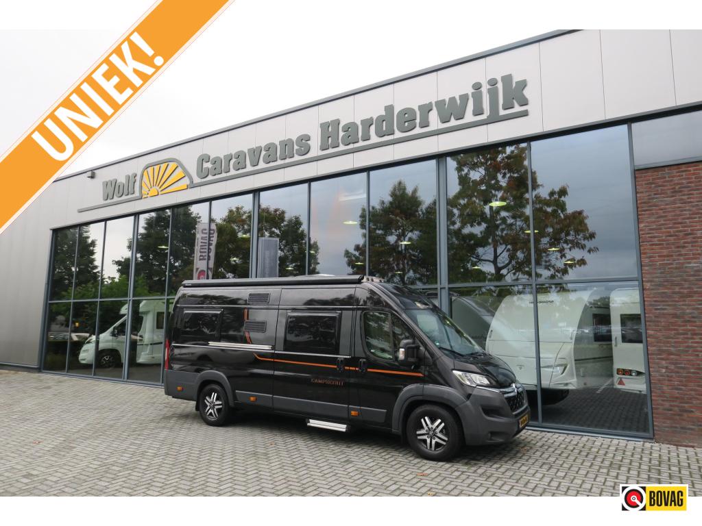 Pössl Globecar 640 CAMP 13700 KM ENKELE BED+TREKH, Caravans en Kamperen, Campers, Chemisch toilet, Ringverwarming, Pössl, Koelkast