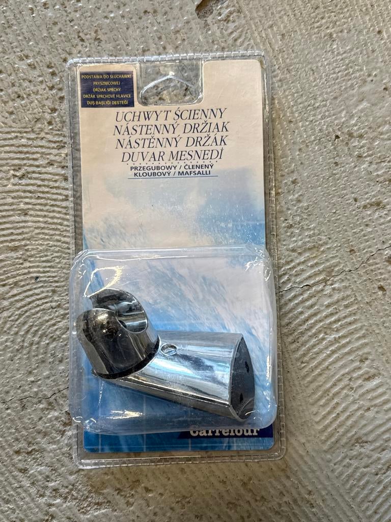 Douchekop houder Carrefour, Ophalen of Verzenden, Nieuw, Chroom, Douche