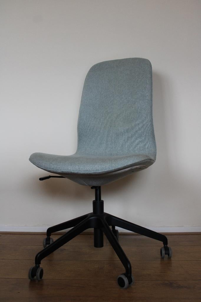IKEA Langfjall bureaustoel blauw zwart, Ophalen, Gebruikt, Blauw, Bureaustoel