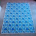 Vintage sprei bedsprei kleed katoen rozen jaren 50 fifties, Verzenden, Huis en Inrichting