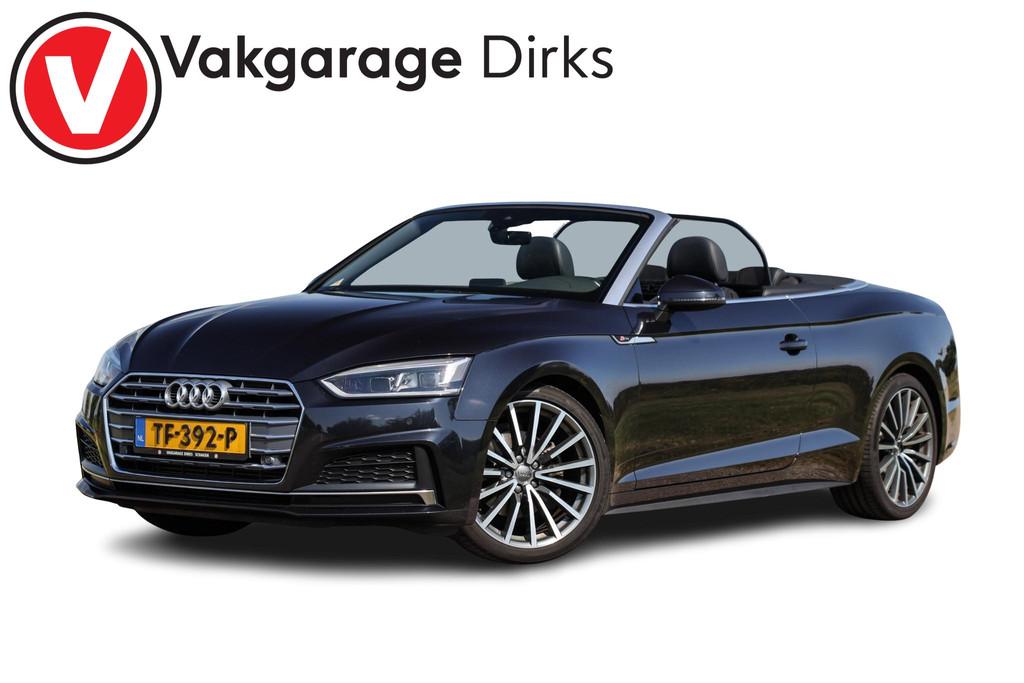 Audi A5 Cabriolet 2.0 40 TFSI S-Line  Full-LED  Leder, Bedrijf, 93 €/maand, A5, Voorwielaandrijving