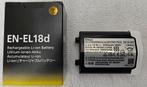 Nikon EN-EL18d batterij, Ophalen of Verzenden, Zo goed als nieuw, Oplaadbaar