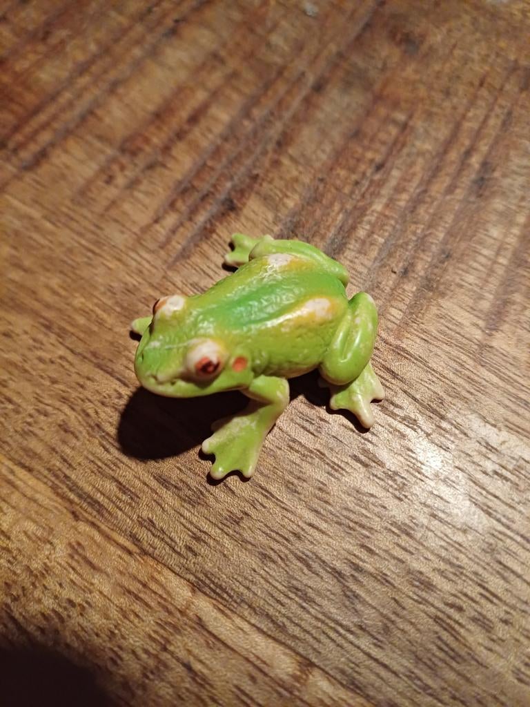 Schleich kikker, Verzamelen, Dierenverzamelingen, Ophalen of Verzenden, Zo goed als nieuw, Reptiel of Amfibie, Beeldje of Figuurtje