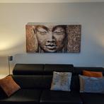 Tweeluik canvas Buddha 1.60cm, Juul Hoes met certificaat, Ophalen