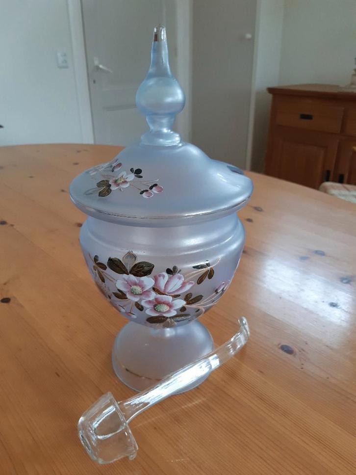 Bowl pot / Boerenjongens pot van glas, Antiek en Kunst, Antiek | Glas en Kristal, Ophalen