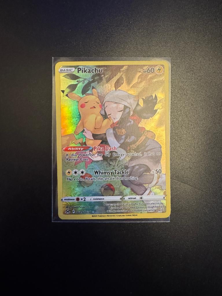Pikachu TG05 Lost Origin, Ophalen of Verzenden, Zo goed als nieuw
