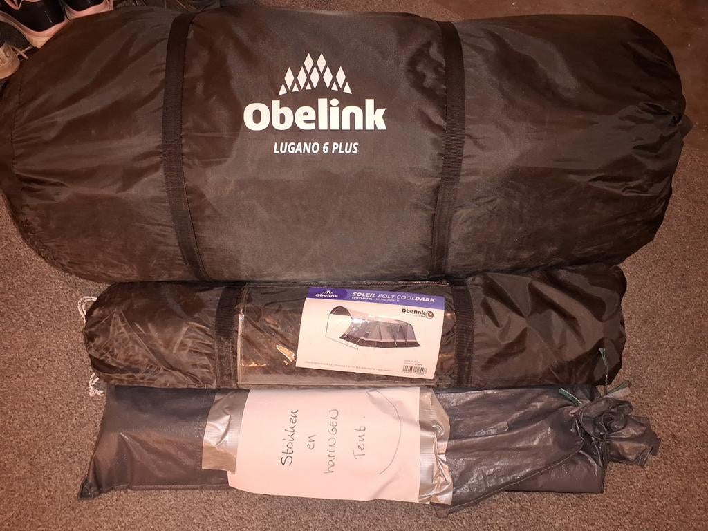 Obelink Lugano 6 tent, tarp en zonneluifel, Ophalen
