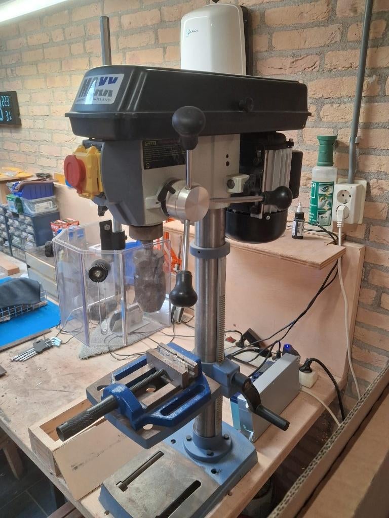 Maxx TBM16 Kolomboormachine (230V) + Machineklem, Ophalen, Gebruikt, Minder dan 400 watt, Kolomboormachine