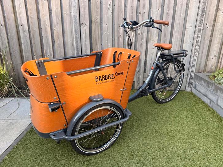 Babboe Curve-E Bakfiets (Elektrisch) met upgrade & inspectie, Fietsen en Brommers, Fietsen | Bakfietsen, Gebruikt, Overige merken