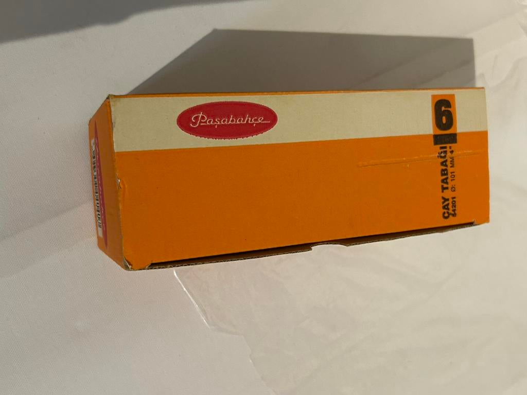 Set van 6 stuks Pasabahce schoteltjes, Huis en Inrichting, Keuken | Servies, Nieuw, Ophalen of Verzenden, Glas, Effen