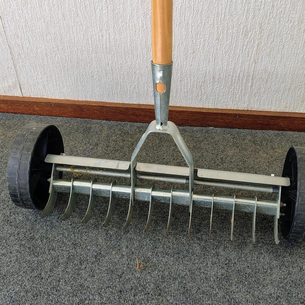 Verticuteerhark Topcraft met lange steel 180cm, Ophalen, Gebruikt, Elektrisch