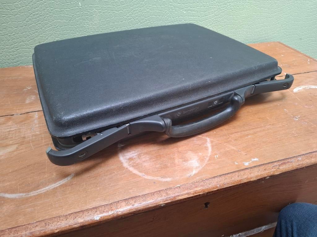 Samsonite Zwarte Aktetas / Koffer - Gebruikt, Ophalen, Gebruikt, 50 tot 60 cm, Hard kunststof