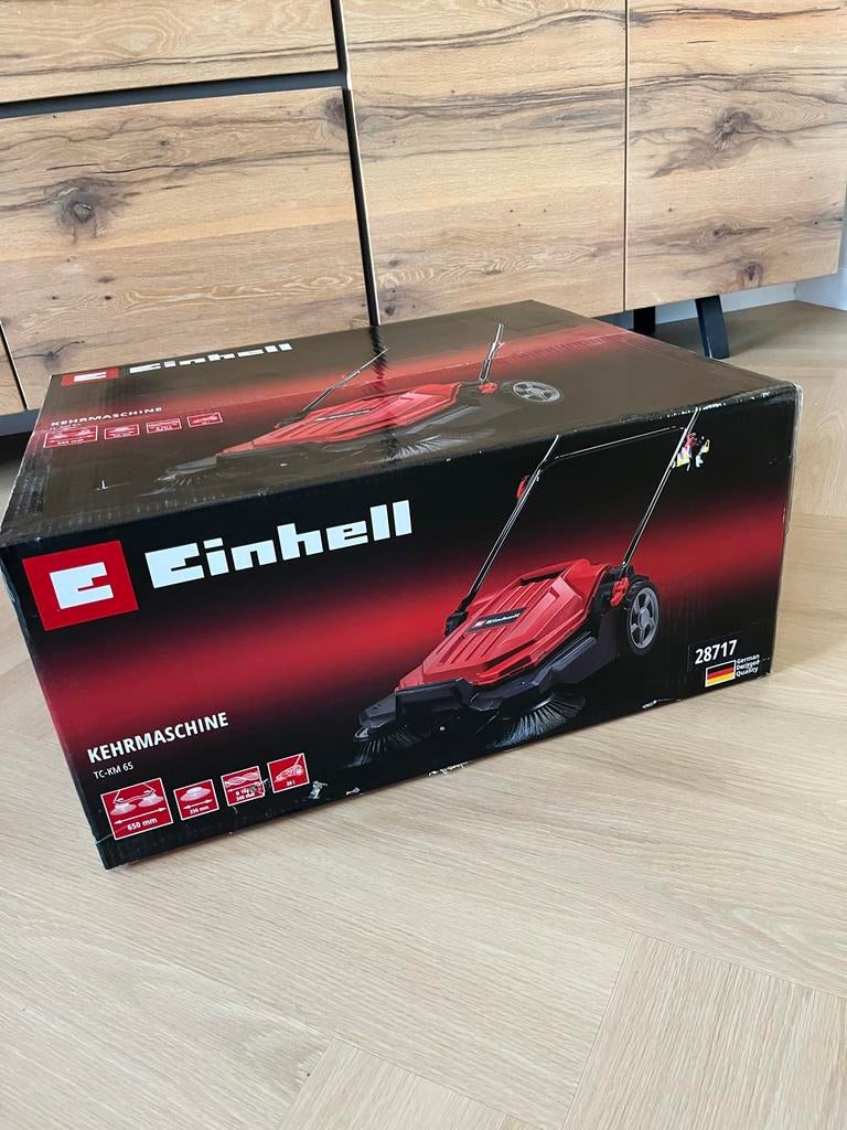 Einhell veegmachine TC-KM 65 - Nieuw in doos, Tuin en Terras, Ophalen of Verzenden, Nieuw
