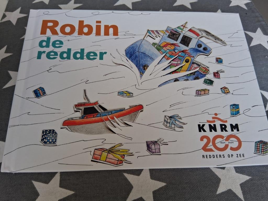 boek robin de redder - KNRM, Boeken, Ophalen of Verzenden, Zo goed als nieuw, Fictie algemeen