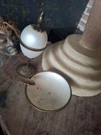 Vintage geëmailleerde asbak en doosje, Ophalen of Verzenden