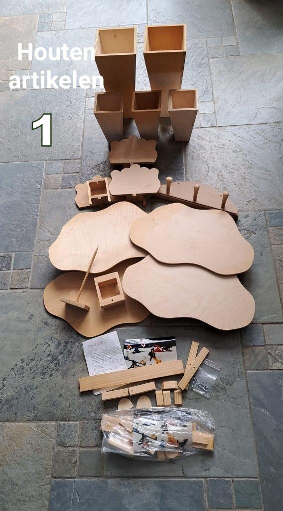 LEEGVERKOOP.....DIVERSE HOUTEN ARTIKELEN, Ophalen of Verzenden, Nieuw