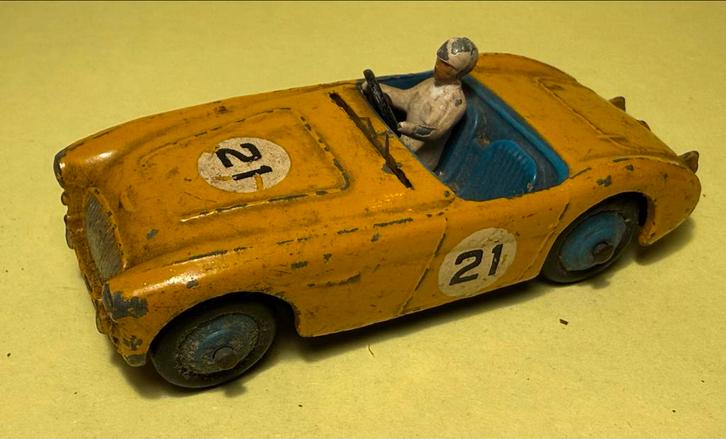 Dinky Toys Austin Healey 100 Sports - Vintage Modelauto, Hobby en Vrije tijd, Modelbouw | Auto's en Voertuigen, Gebruikt, Auto