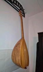 Baglama saz, keseroyması gürgen, kısa sap RE-kesik, çok eski, Ophalen, Gebruikt