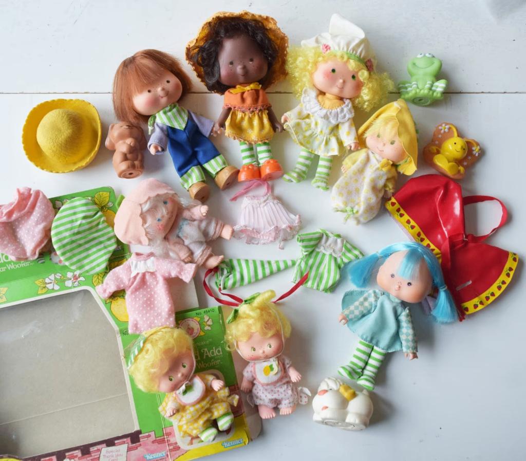 Collectie van Emily Strawberry Shortcake uit de jaren 80., Ophalen of Verzenden, Gebruikt