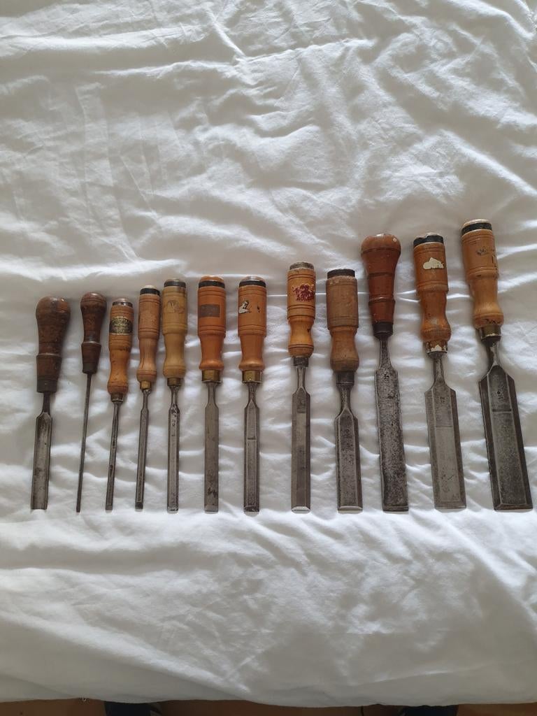 HOUTBEITELS, Ophalen of Verzenden, Gebruikt