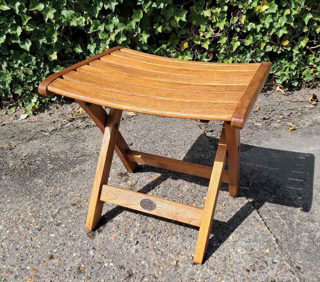 Teak and Garden Ocean voetenbankje, inklapbaar, Ophalen, Gebruikt