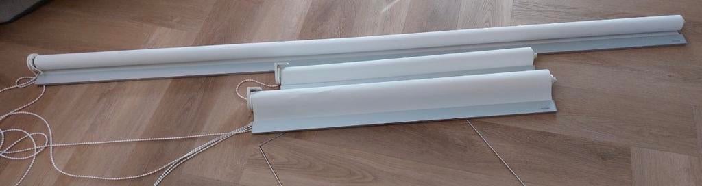 Sunway beige rolgordijn, Ophalen, Gebruikt, 150 tot 200 cm, 100 tot 150 cm