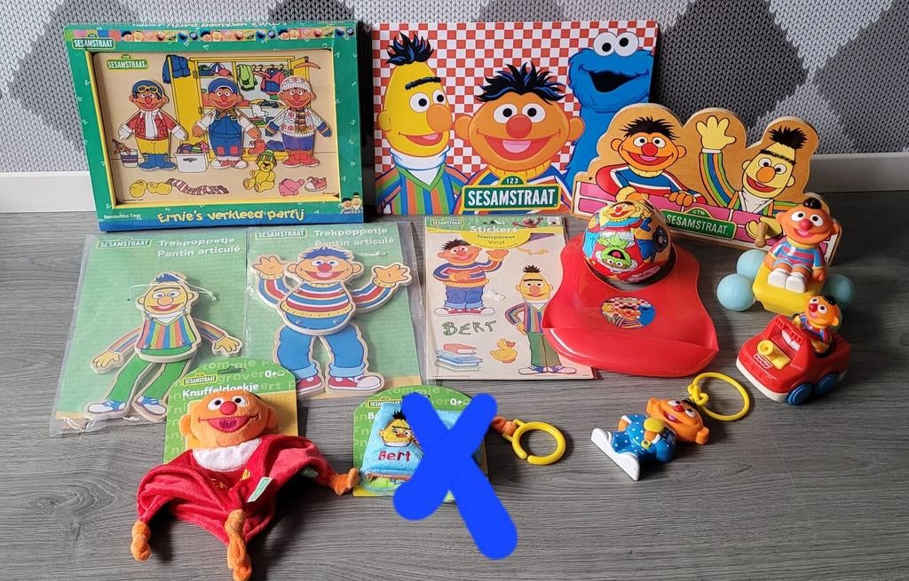 Sesamstraat spullen baby-kind, Ophalen of Verzenden, Nieuw, Overige typen