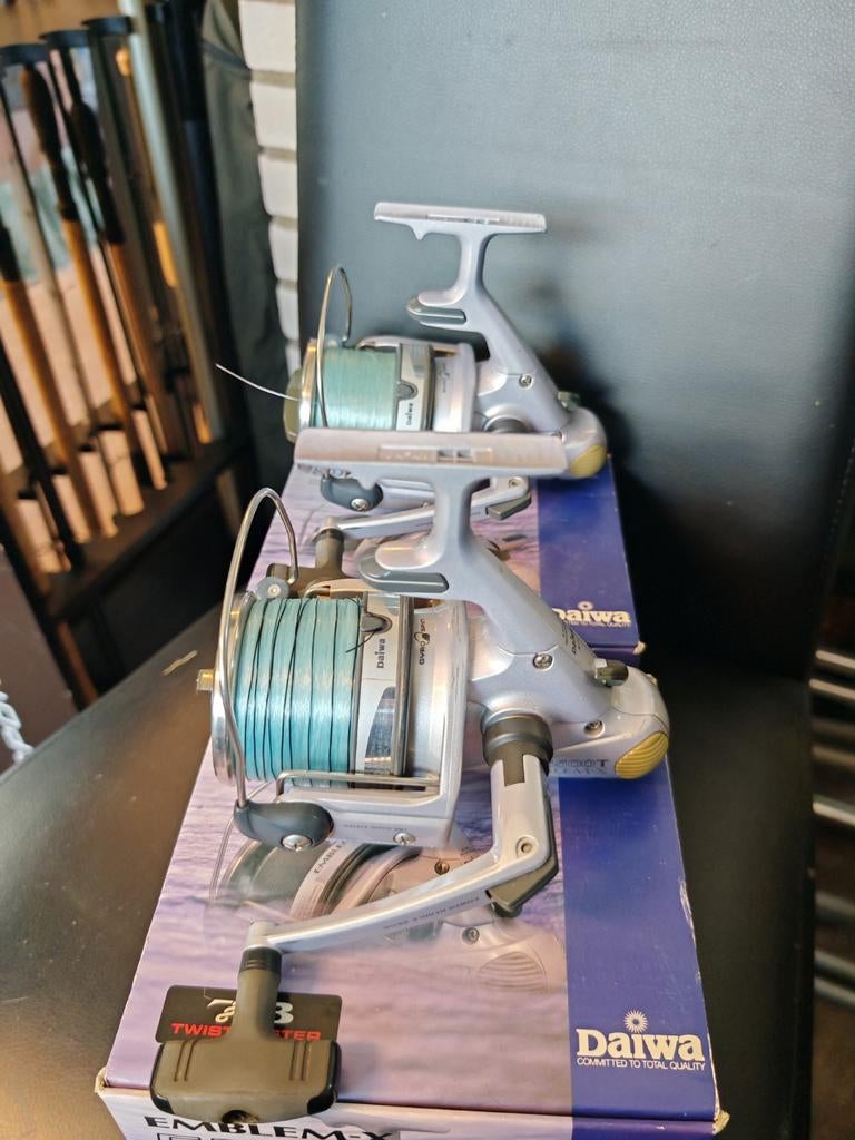 Daiwa Emblem-X 5500T, Ophalen of Verzenden, Zo goed als nieuw, Molen