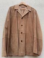 Suède heren jas beige maat 52, Ophalen of Verzenden, Zo goed als nieuw, Maat 52/54 (L), Beige