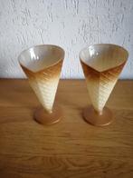 Vintage ijscoupes  Italiaans 2 x nieuw, per stuk € 5,00, Ophalen of Verzenden, Nieuw