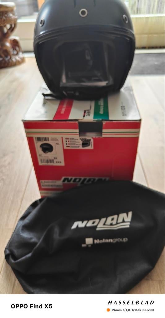 Nolan N21 (xxs) Speed junkies Flat asphalt black., Motoren, XXS, Kinderen, Nolan, Jethelm