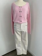 Monday / wax broek/ beige/ maat 42, Overige kleuren, Verzenden, Maat 42/44 (L), Lang