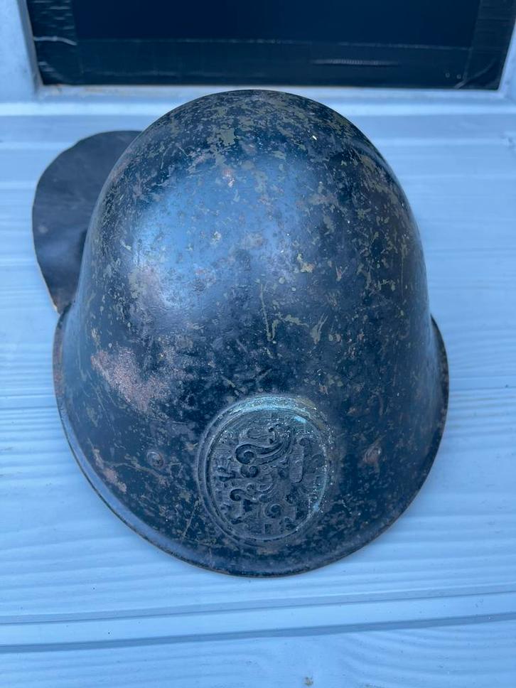 Nederlandse Gevechtshelm  WW2, Verzamelen, Militaria | Tweede Wereldoorlog, Helm of Baret, Nederland, Ophalen of Verzenden