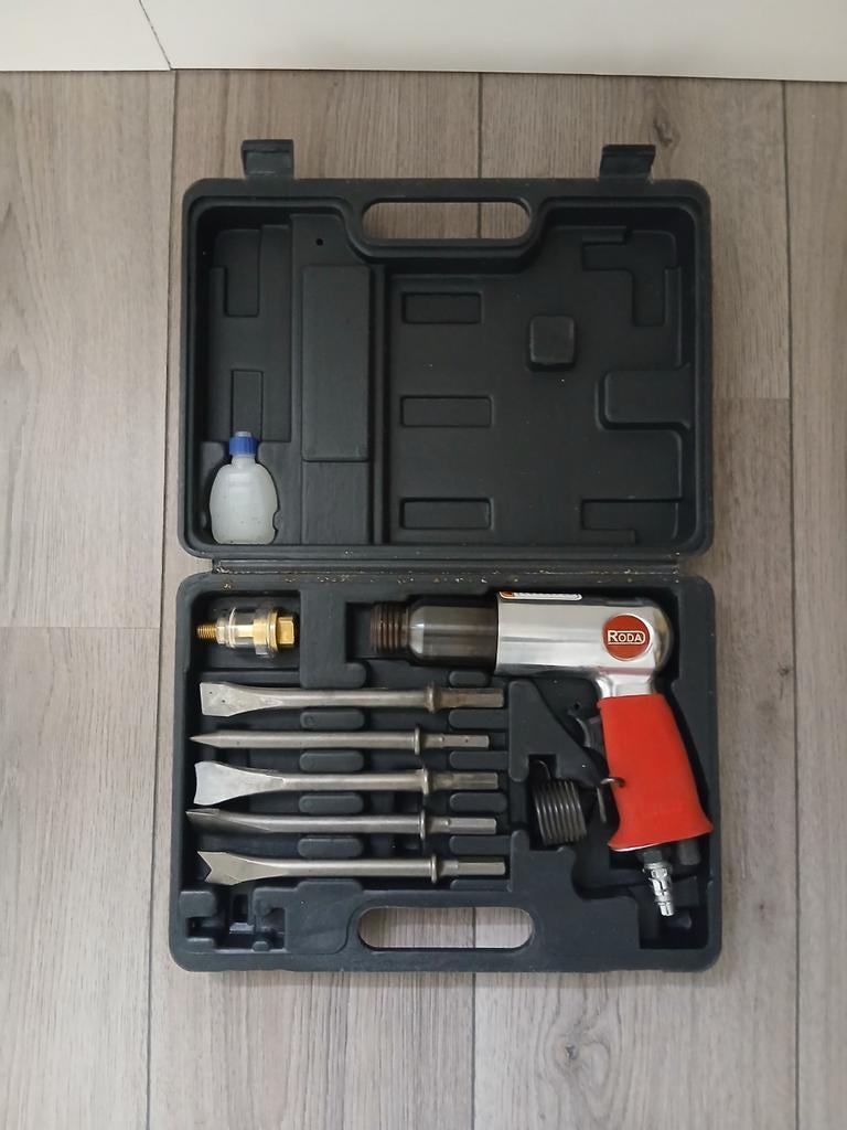 RODA Pneumatische Beitelhamer Set, Ophalen of Verzenden, Nieuw