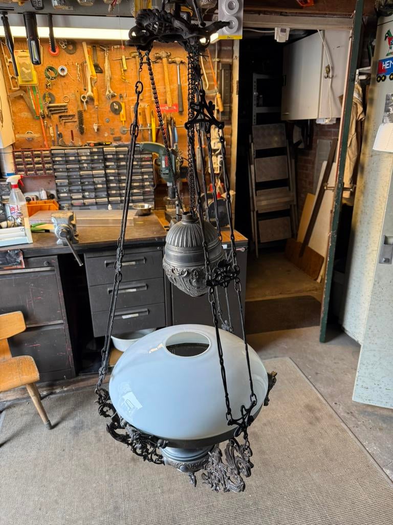 Antieke lamp, Ophalen of Verzenden