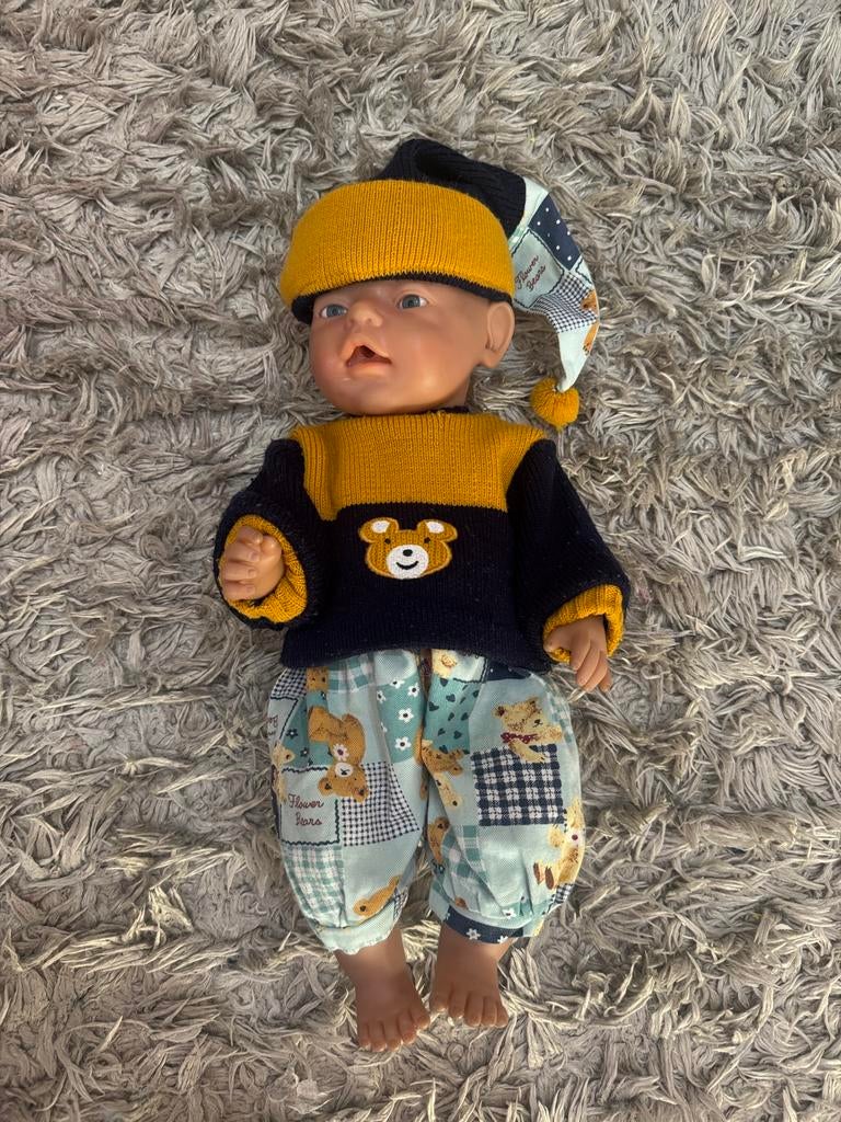 Babyborn en pop met diverse toebehoren, Ophalen of Verzenden, Gebruikt, Overige typen