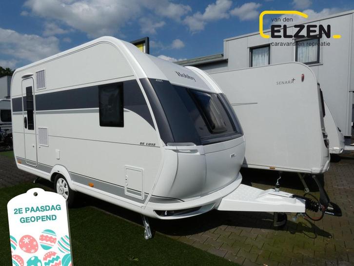 Hobby De Luxe 400 SFE Model 2026 Bekl. Nero Sol, Caravans en Kamperen, Caravans, Bedrijf, tot en met 3, 1000 - 1250 kg, Treinzit
