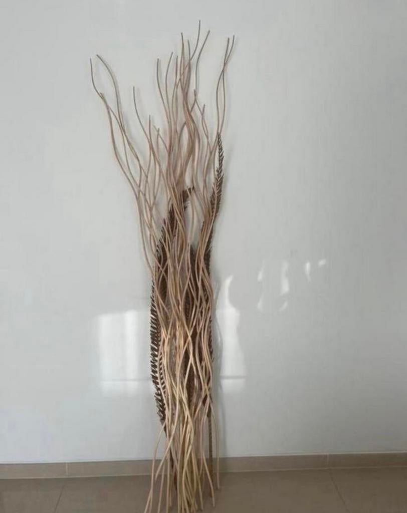 Decorative  golvende  rieten takken, Ophalen of Verzenden, Zo goed als nieuw