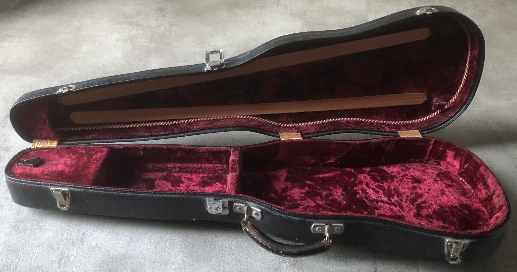 VIOOLKIST - VOOR 4/4E VIOOL - ROOD FLUWEEL, Muziek en Instrumenten, Strijkinstrumenten | Violen en Altviolen, Ophalen of Verzenden