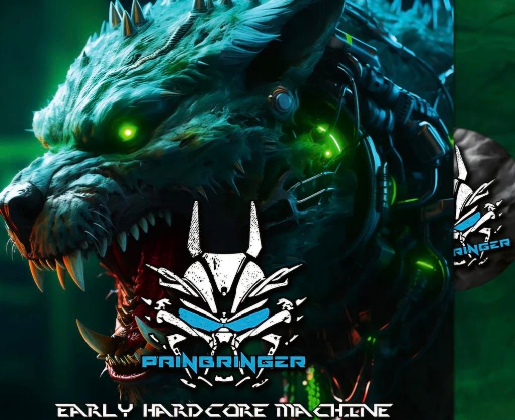 Painbringer – Early Hardcore Machine (Green Marbled vinyl), Cd's en Dvd's, Vinyl | Dance en House, Ophalen of Verzenden, 12 inch