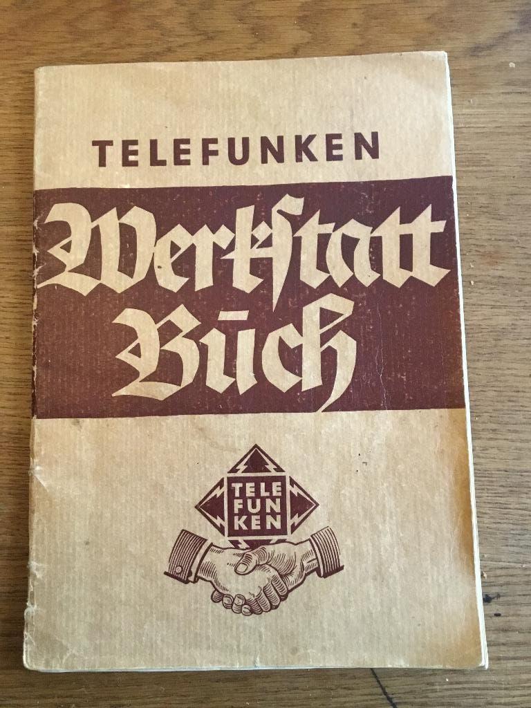 Telefunken Werkstattbuch, Ophalen of Verzenden, Gelezen, Elektrotechniek